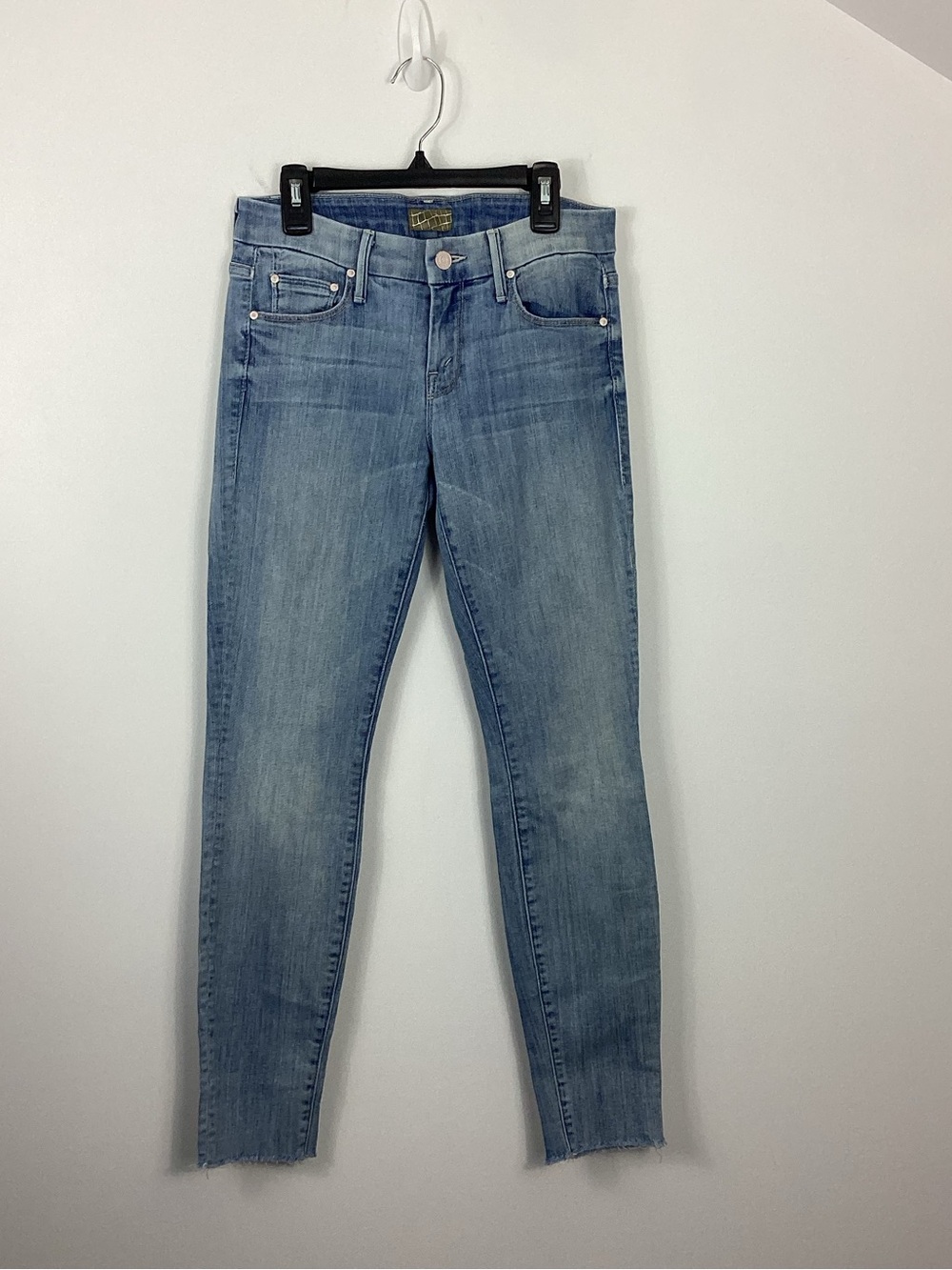 Mother Looker Ankle Fray Just A Little Lie Jeans Size 25